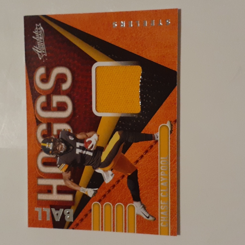 2021 Chase Claypool NFL Pittsburgh Steelers Relic Card